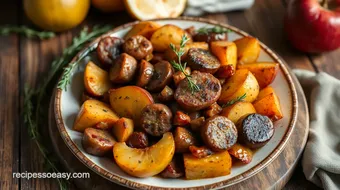 Roasted Apples & Sausage Medley in 45 Min