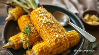 Roasted Corn with Zesty Parmesan Butter