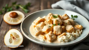 Sautéed Coconut Chicken with Creamy Sauce