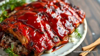 Easy Holiday Spice Baby Back Ribs with Original Barbecue Sauce - A Festive Treat! recipe card