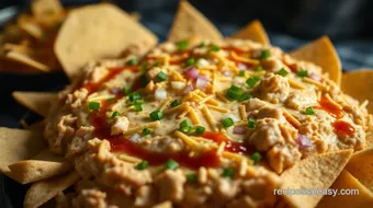 Delicious Ways to Make My Grandmother's Buff-a-Cue Chicken Dip recipe card