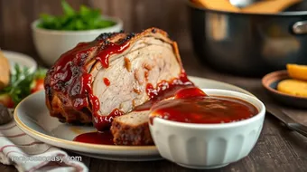 Slow Cooked Pork Shoulder with BBQ Sauce