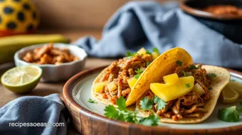 Slow Cooker Pulled Pork Tacos with Pineapple