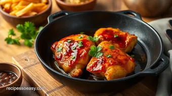 Pan-Seared Chicken Thighs with Spicy Soy