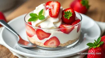 Strawberry Shortcake Parfait Recipe Easy: 5 Simple Steps recipe card