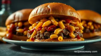 How to Make the Ultimate BBQ Mac and Cheese Burger recipe card