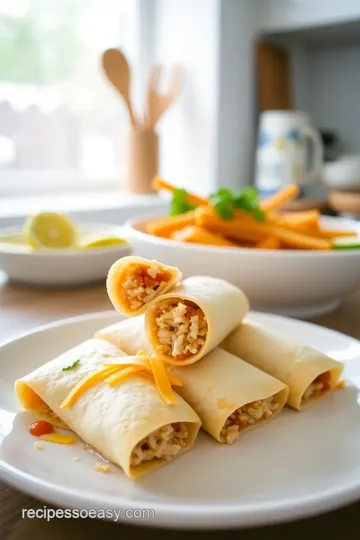 Buff-a-cue Chicken Taquitos steps