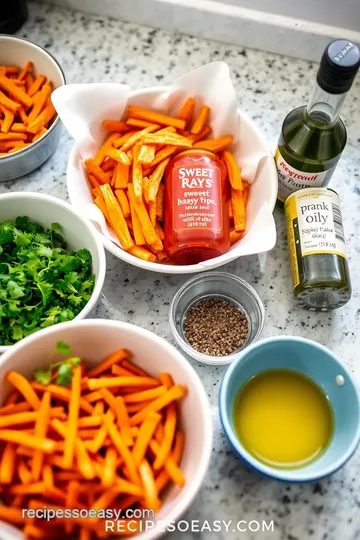 Sweet Chili Sweet Potato Fries ingredients