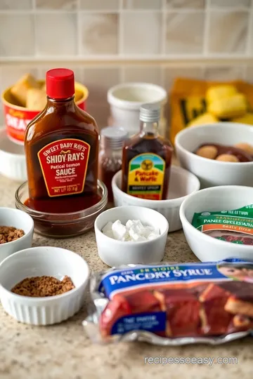 Barbecue Maple Cinnamon Sticky Ribs ingredients