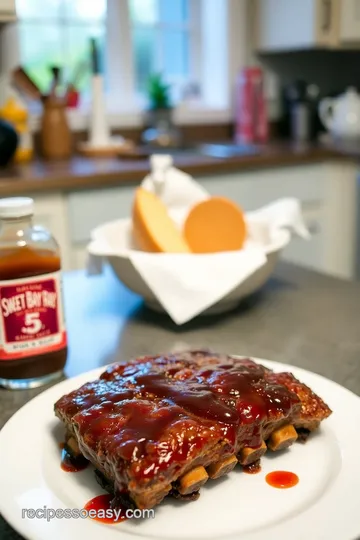 Barbecue Maple Cinnamon Sticky Ribs steps