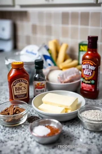 BBQ Butter with Sweet Baby Ray s Sauce ingredients