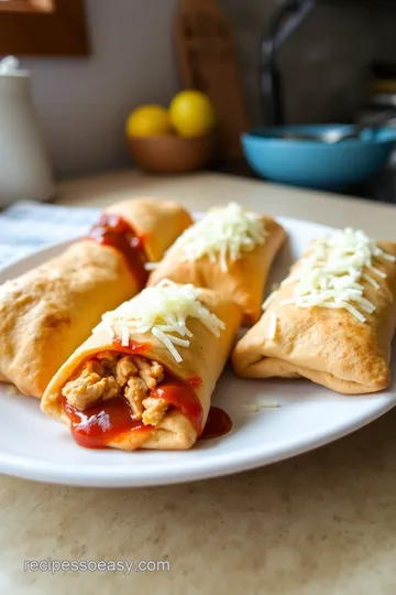 BBQ Chicken Calzones: A Quick & Tasty Delight! steps