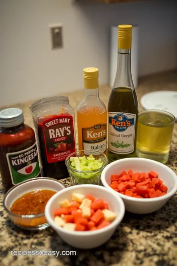 BBQ Marinade with Original Barbecue Sauce ingredients