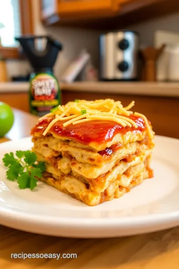 Easy Barbecue Chicken Lasagna steps