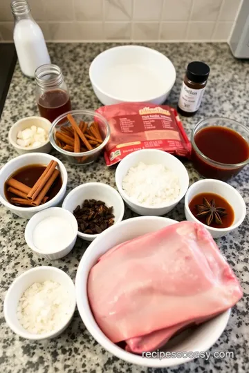 Easy Holiday Spice Baby Back Ribs with Original Barbecue Sauce ingredients