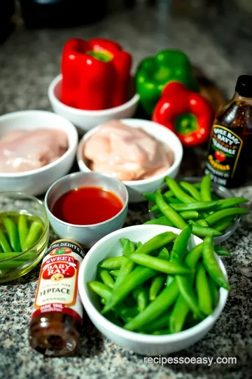 Easy Teriyaki Sheet Pan Chicken & Vegetables ingredients