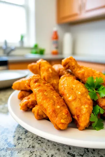 Spicy Garlic Wings with Garlic Parmesan Sauce steps