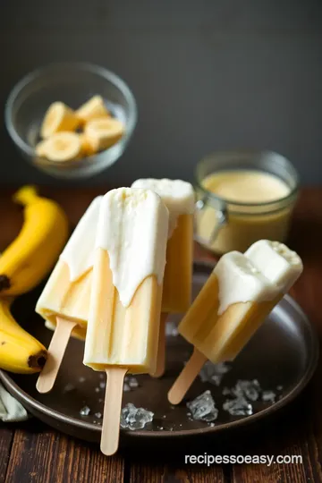 Freeze Banana Pops with Creamy Yogurt Delight steps