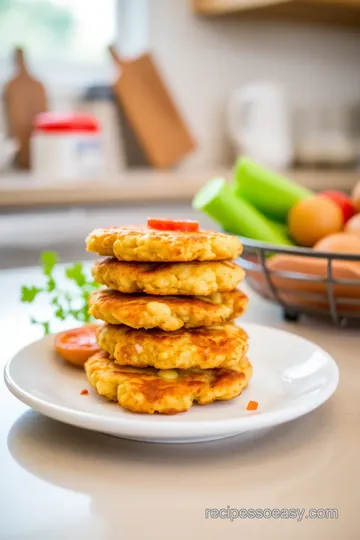 Sweet Red Chili Grilled Corn Fritters steps