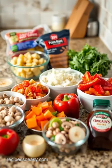 BBQ Sausage & Pepper Packets ingredients