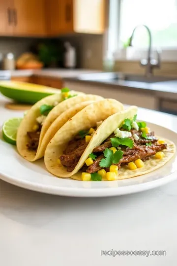 Sweet Teriyaki Steak Tacos with Corn Salsa steps