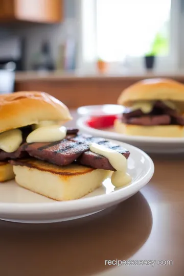 BBQ Flank Steak Sandwich with Honey Chipotle Barbecue Sauce steps