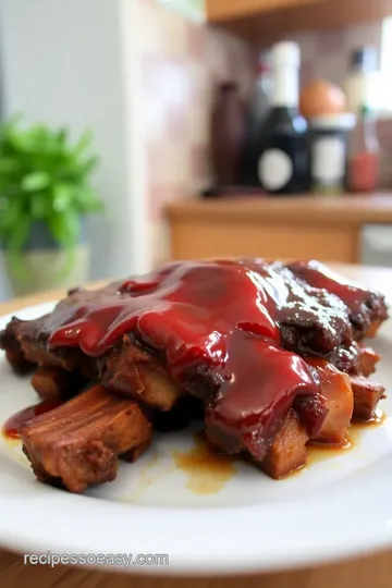 Oven-Baked Honey BBQ Short Ribs steps