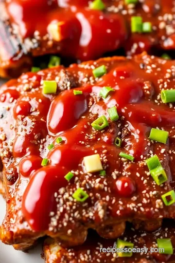 Party Ribs Recipe presentation