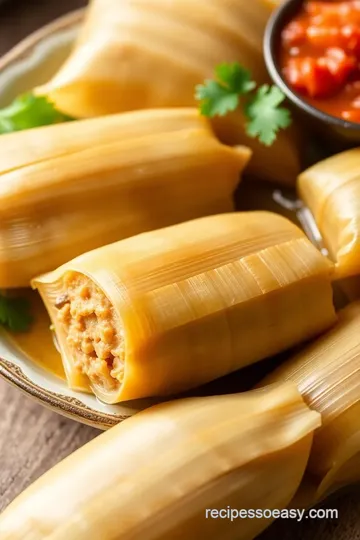 Authentic Tamales presentation