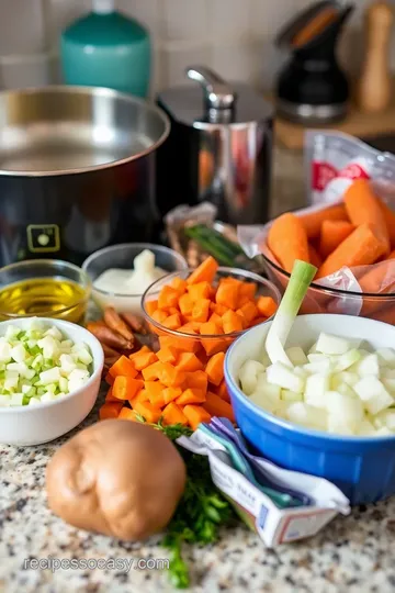 Medieval Pottage ingredients