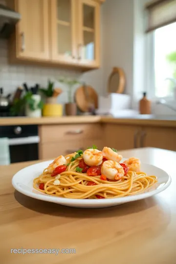 Argentinian Red Shrimp Pasta steps