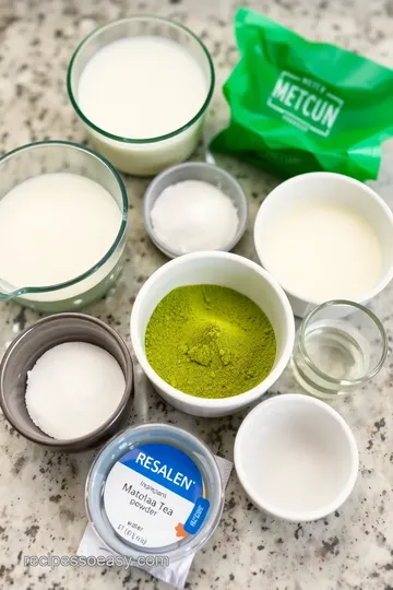 Recipe for food that contains form gels: Ultimate Matcha Green Tea Panna Cotta! ingredients