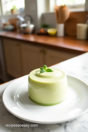 Recipe for food that contains form gels: Ultimate Matcha Green Tea Panna Cotta! steps