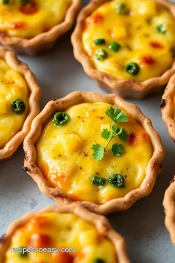 Savory Mini Quiche Bites presentation