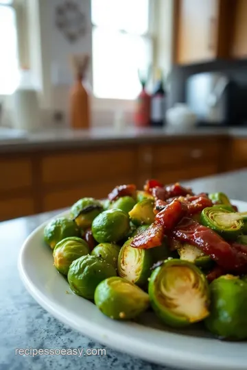 BBQ Chopped Brussels Sprouts with Sweet Sauce steps