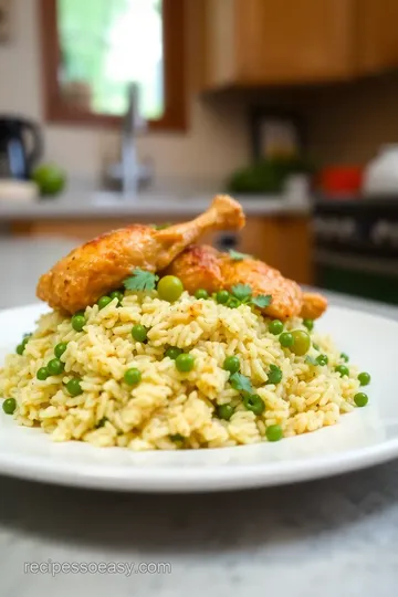 Easy Arroz con Pollo with Gandules Verdes steps