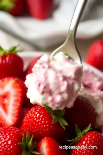 Strawberry Ricotta Filling presentation