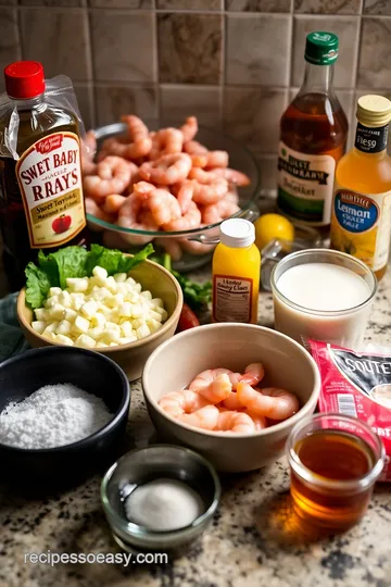 Sweet Teriyaki Shrimp Taco Bites ingredients