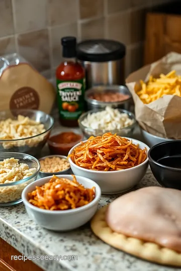 Teriyaki Chicken Flatbread with Sweet Teriyaki Sauce ingredients