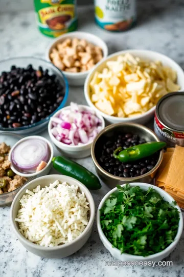 Ultimate BBQ Chicken Quesadillas ingredients