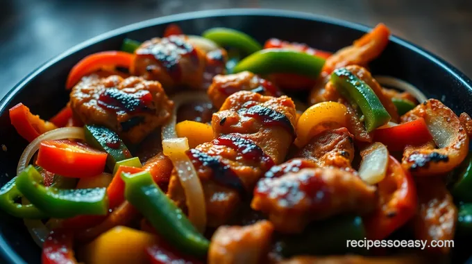 BBQ Chicken Fajitas with Original Barbecue Sauce