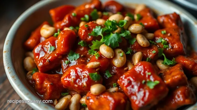 Sweet Red Chili Spare Ribs with Sweet Red Chili Sauce