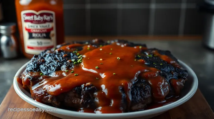 Thick-Cut Barbecue Rib-Eye with Sweet Vidalia Onion Sauce