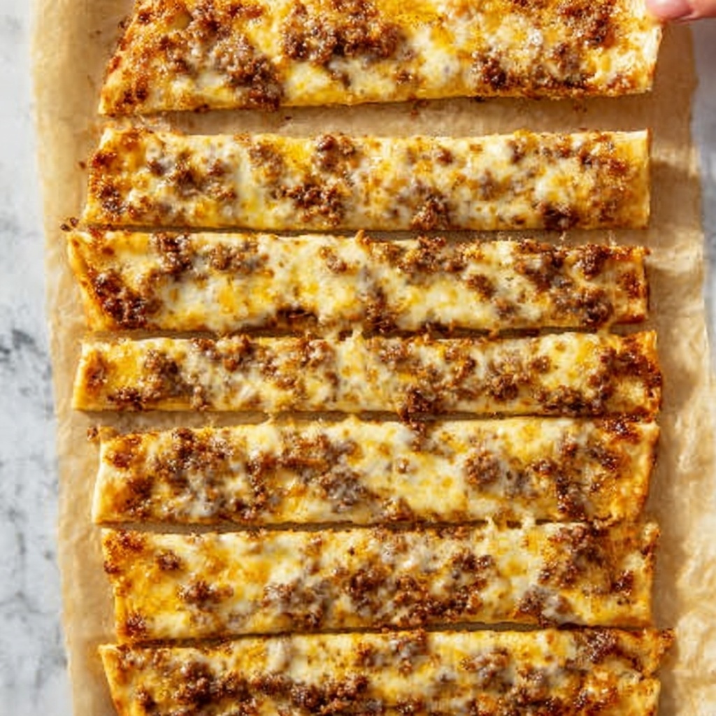 Cheesy Pesto Breadsticks Recipe - Recipe Image