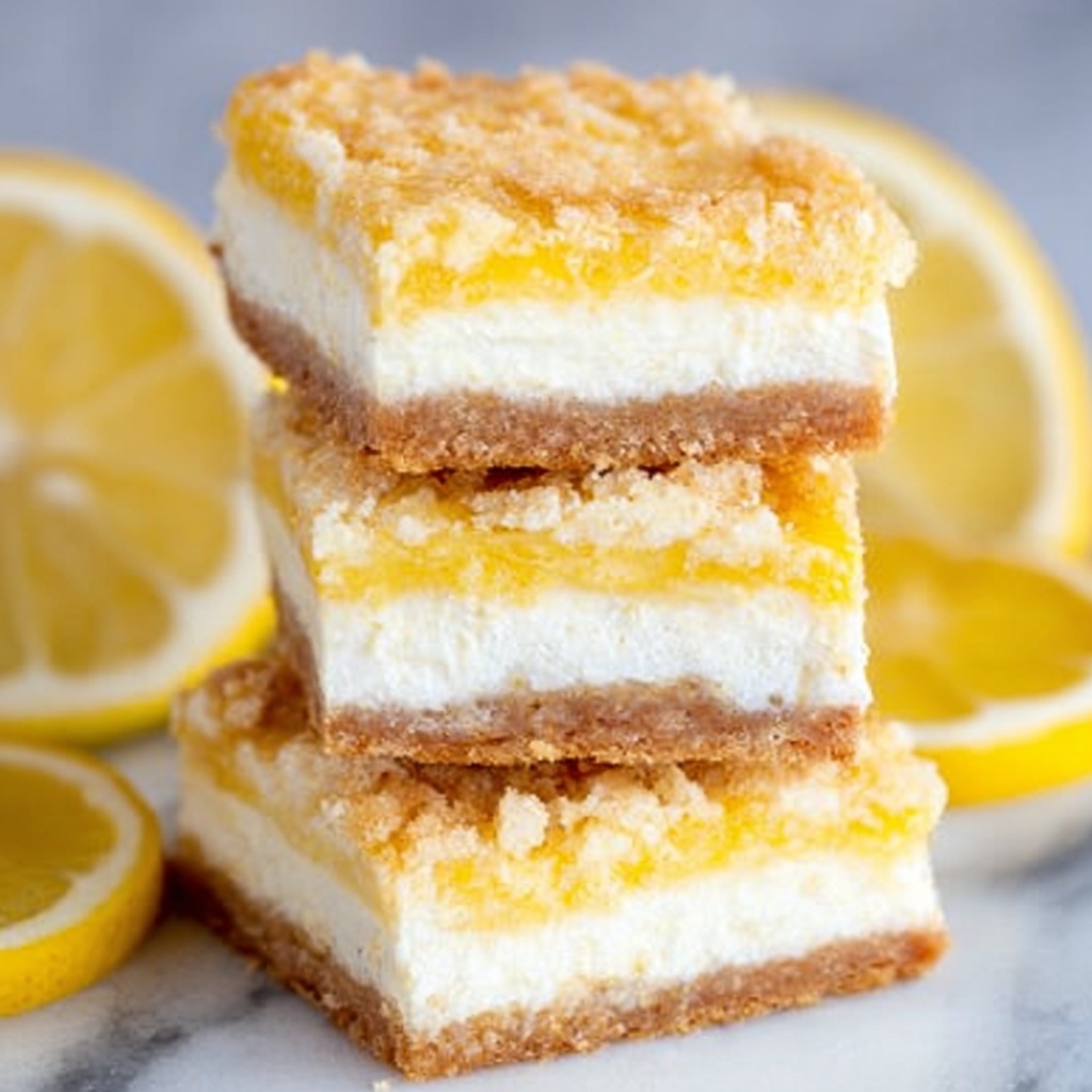 Lemon Cream Cheese Bars Recipe - Recipe Image