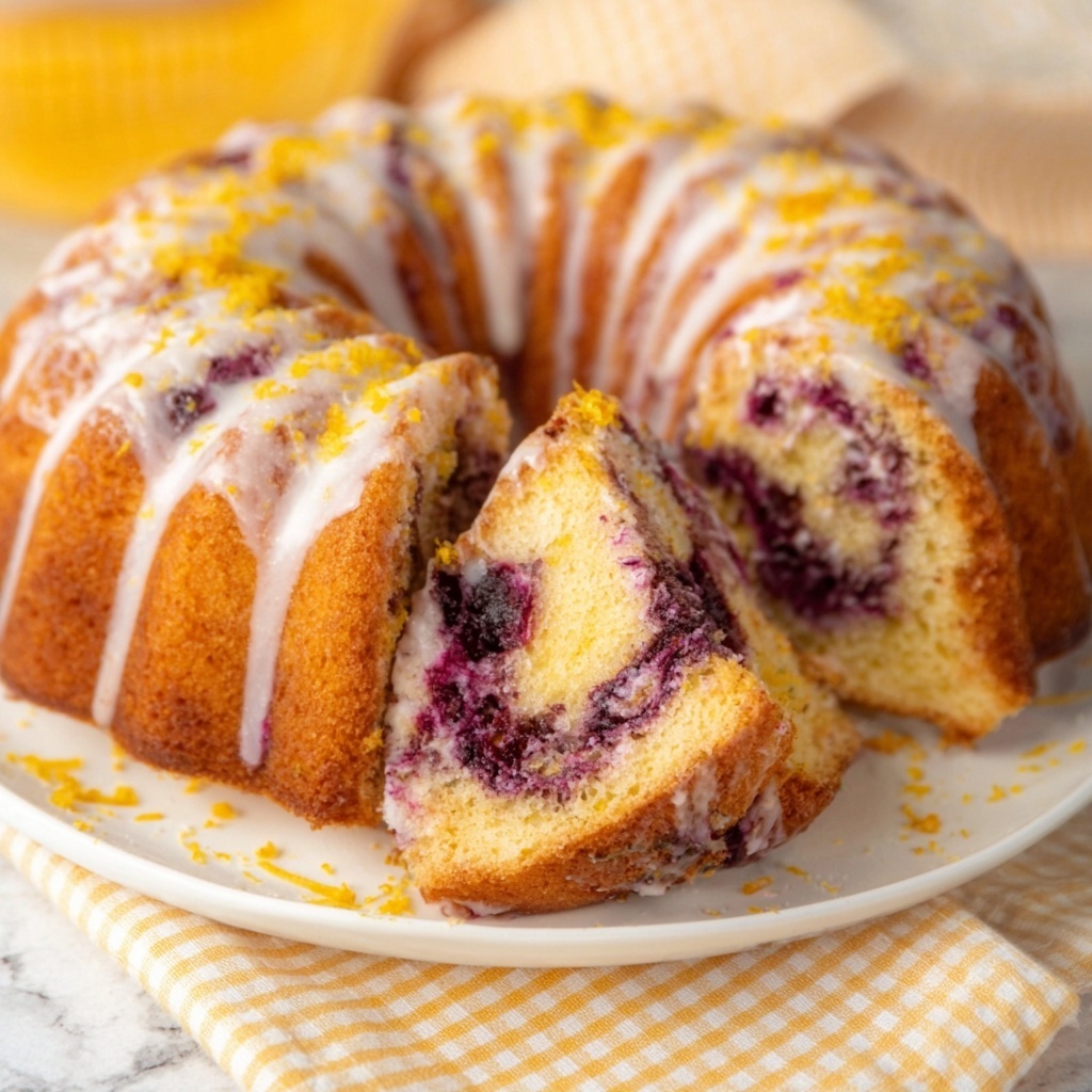 Blueberry Citrus Cake Recipe - Recipe Image