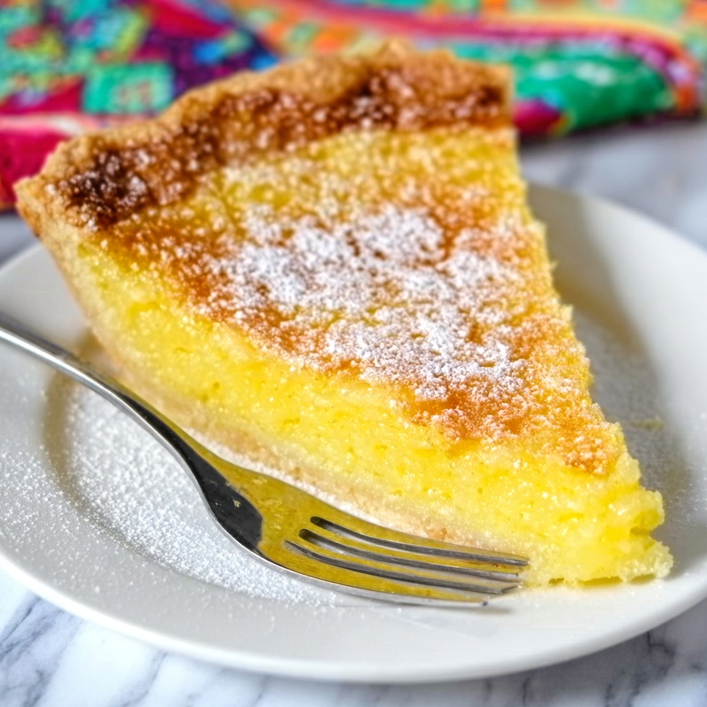 Tropical Pineapple Coconut Pie Recipe - Recipe Image