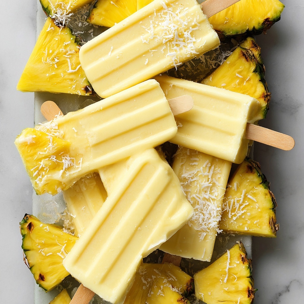 Pina Colada Ice Pops Recipe - Recipe Image