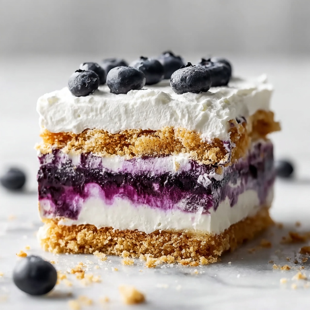 Lemon Blueberry Icebox Cake Recipe - Recipe Image