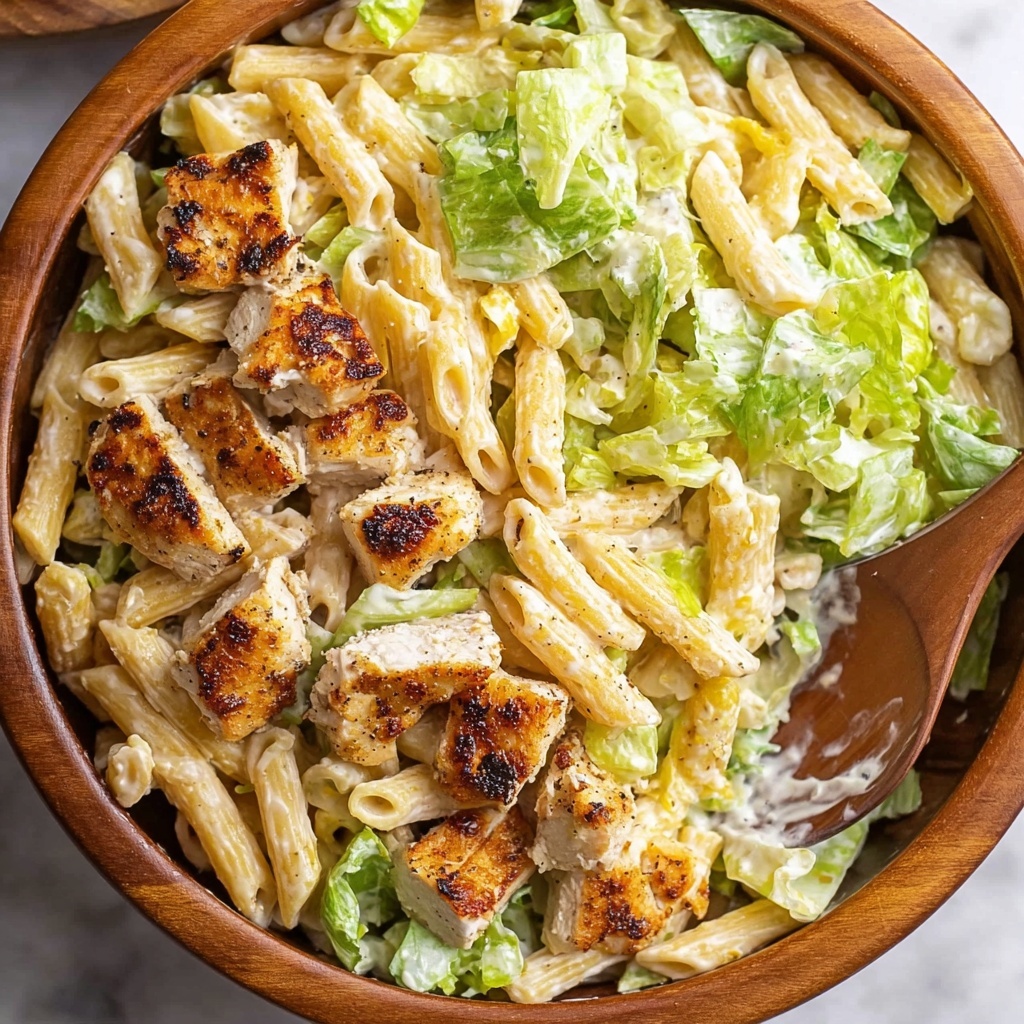 Chicken Caesar Pasta Salad Recipe - Recipe Image